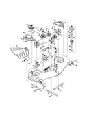 Mower deck/spindle