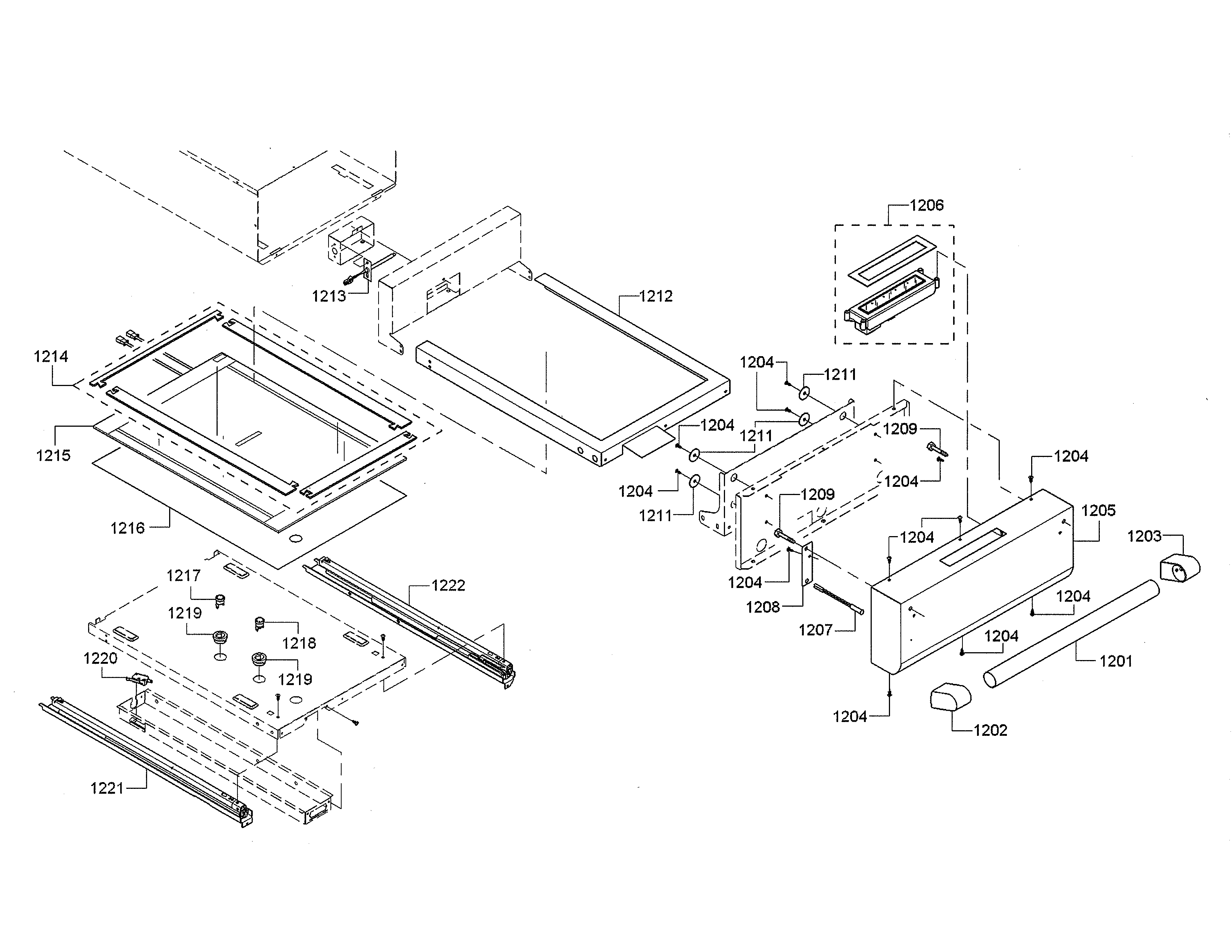 Warming drawer/frame