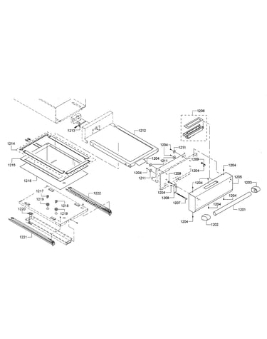 Warming drawer/frame