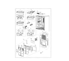 Samsung RF18HFENBSR/AA-00 fridge diagram