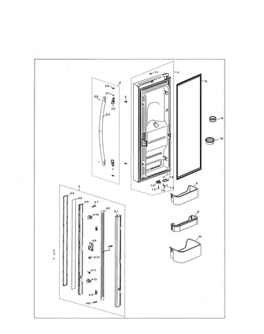 Fridge door left