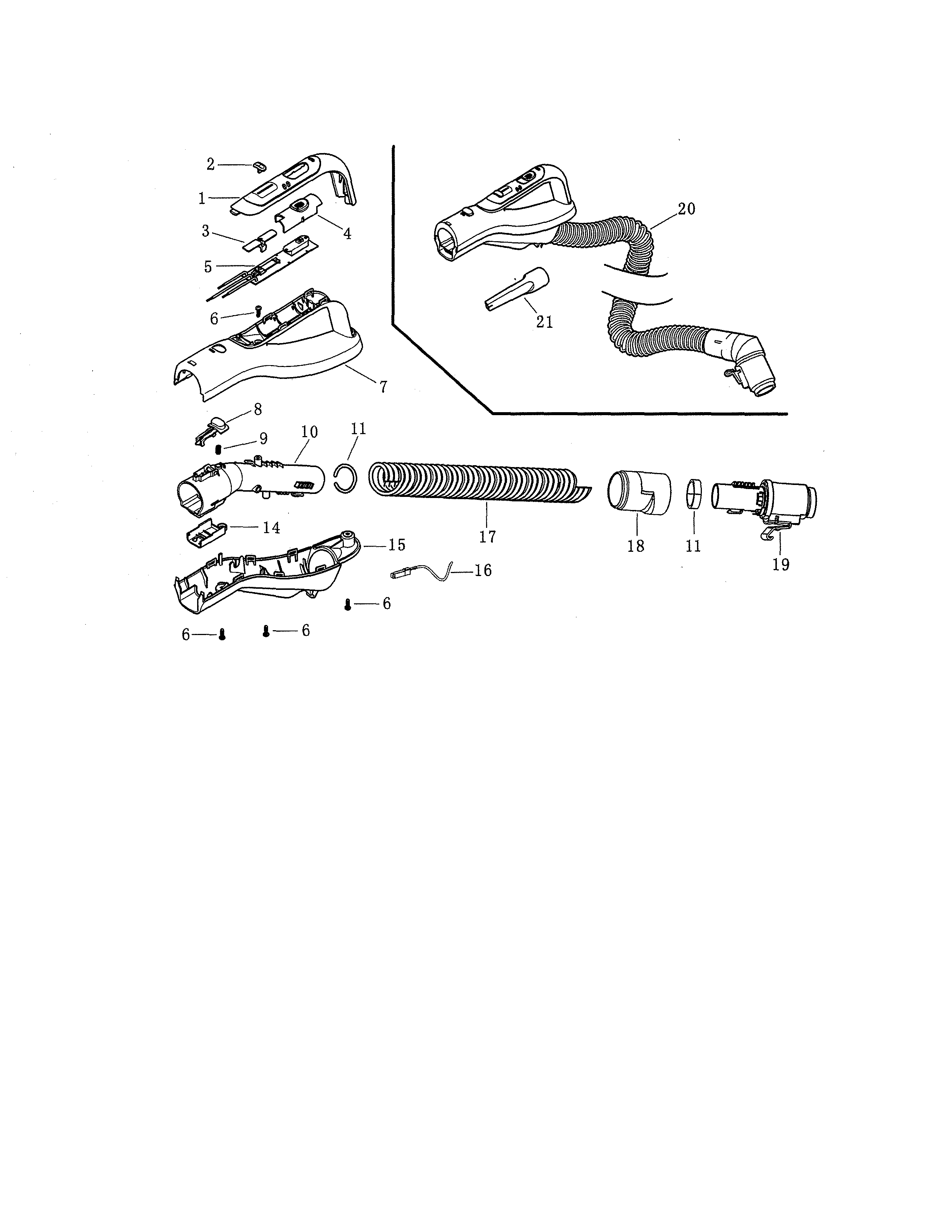 Hose & handle