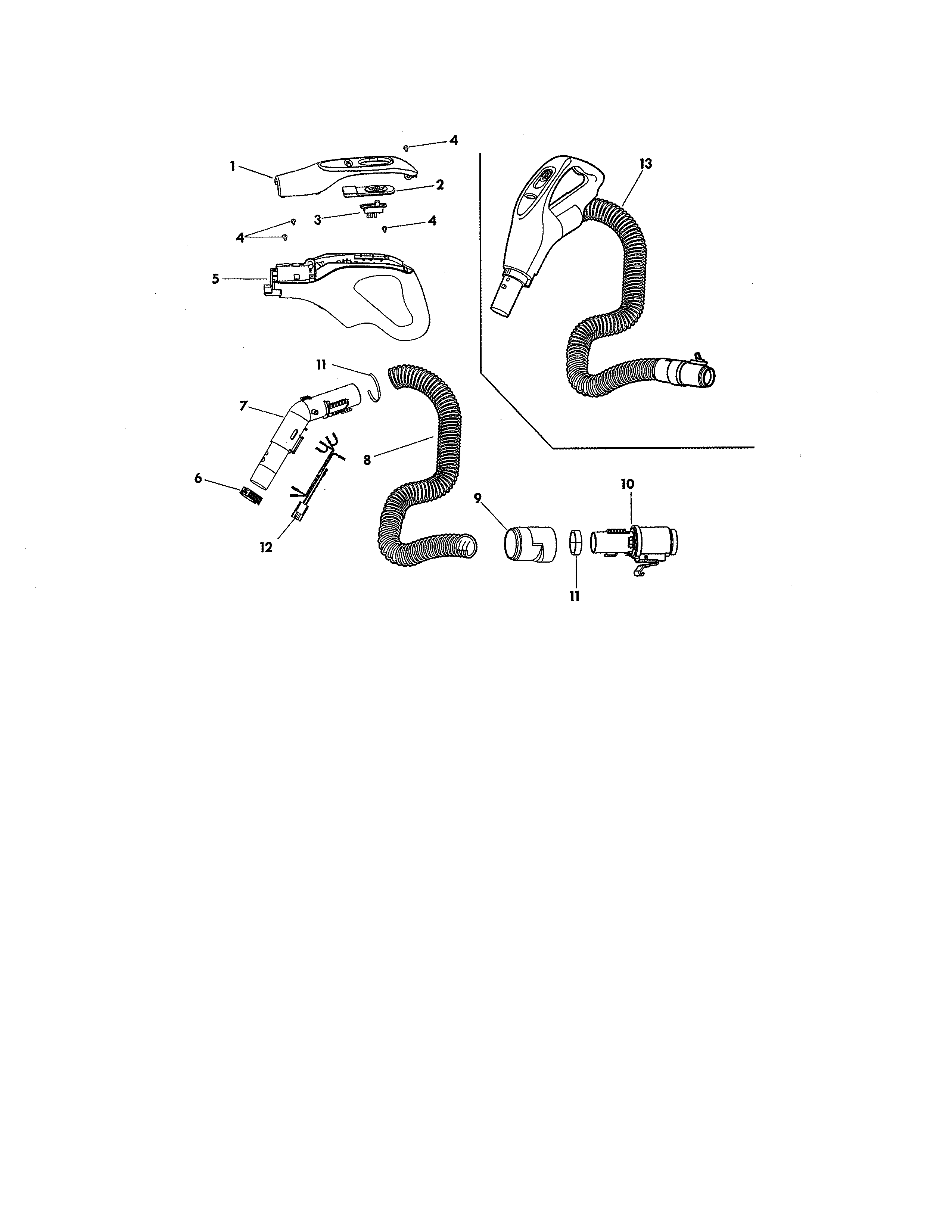 Hose & handle