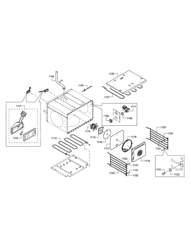 Broil/rack guide/heat element