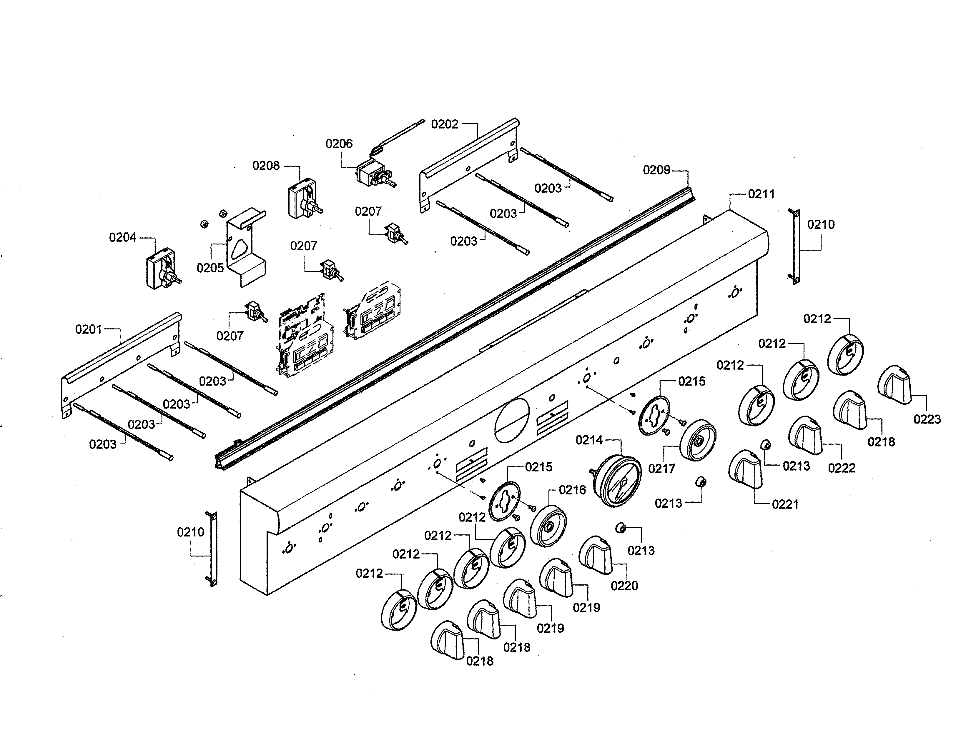 BEZEL/THERMOSTAT