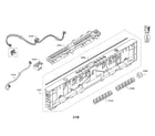 Thermador DWHD440MFP/01 facia panel/main switch diagram