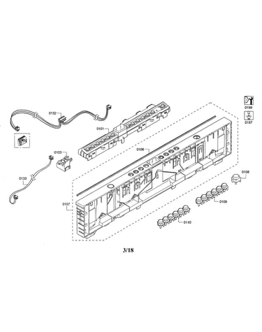 Facia panel/main switch