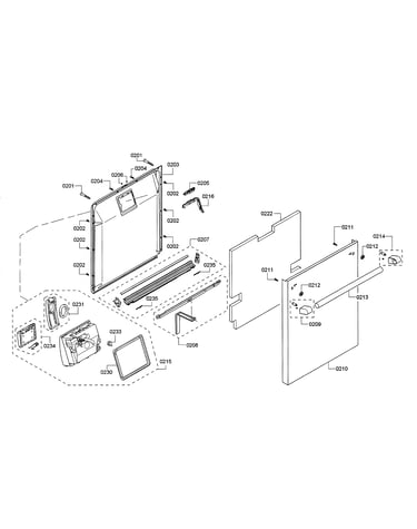 Door/dispenser