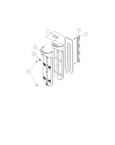 Multi flow duct parts