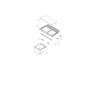 Kenmore 11161202710 crisper shelf & accessories diagram