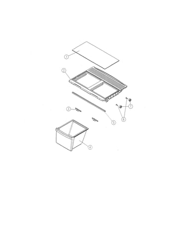 Crisper shelf & accessories