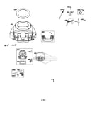 Blower housing/air cleaner