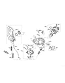 Heat pump/drain pump/water inlet
