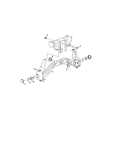 Cast pivot bar axle