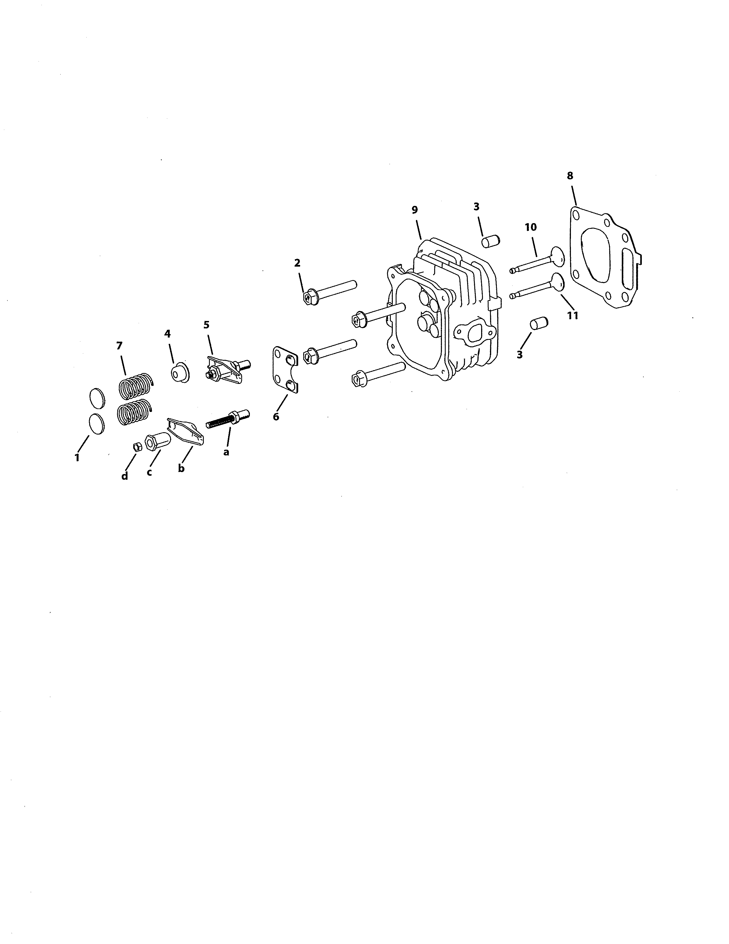 Cylinder head assy 951-05541