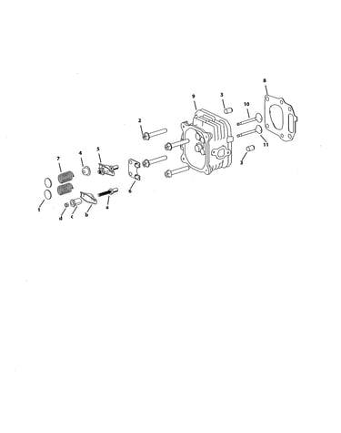 Cylinder head assy 951-05541