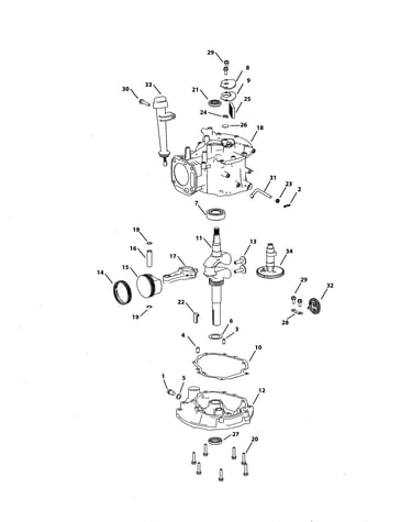 Short block assembly 951-05543