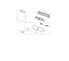 Samsung DV476ETHASU/A1-00 control panel diagram