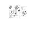 Samsung DV476GTHAWR/A1-00 drum diagram