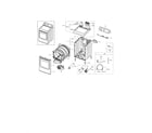 Samsung DV476GTHAWR/A1-01 main parts diagram