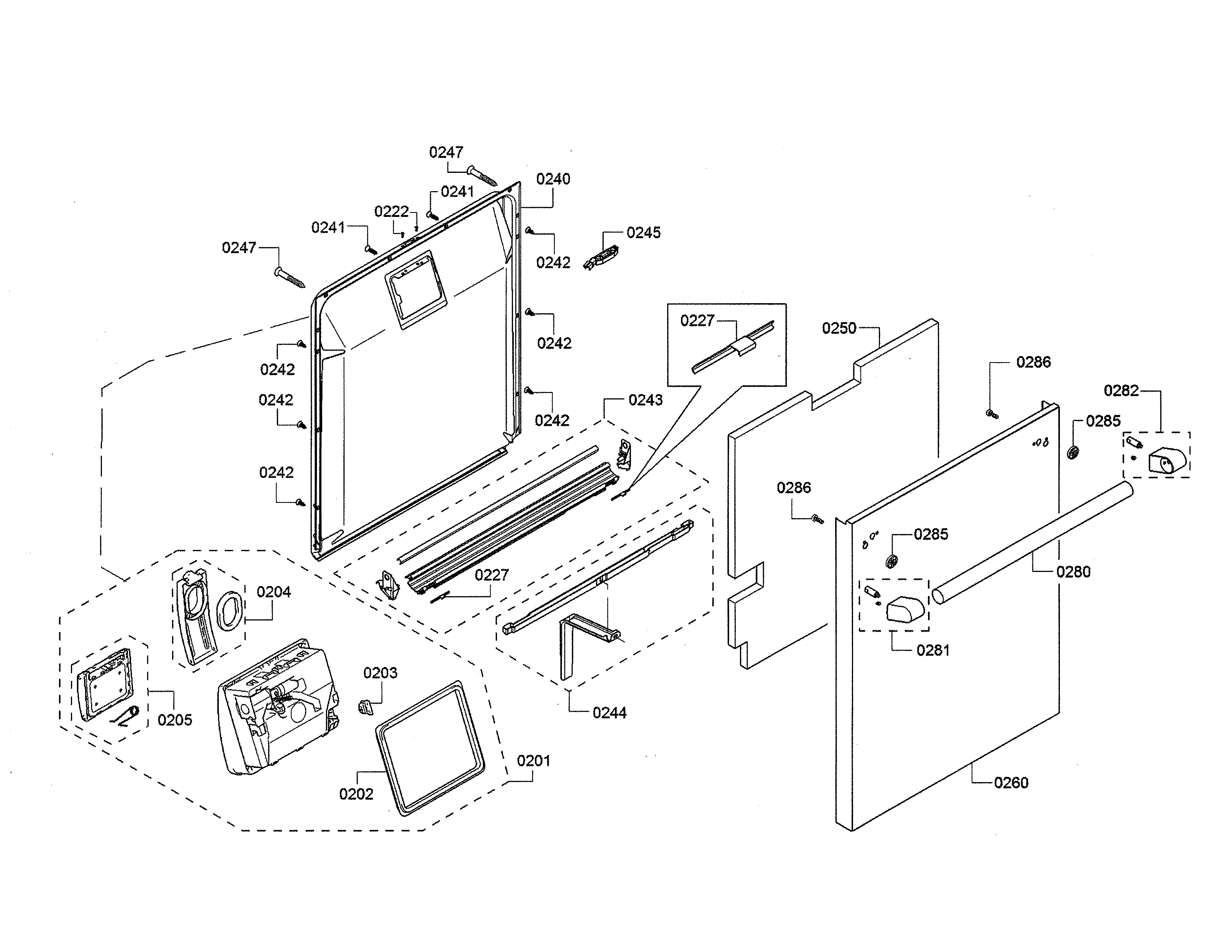 Door/dispenser
