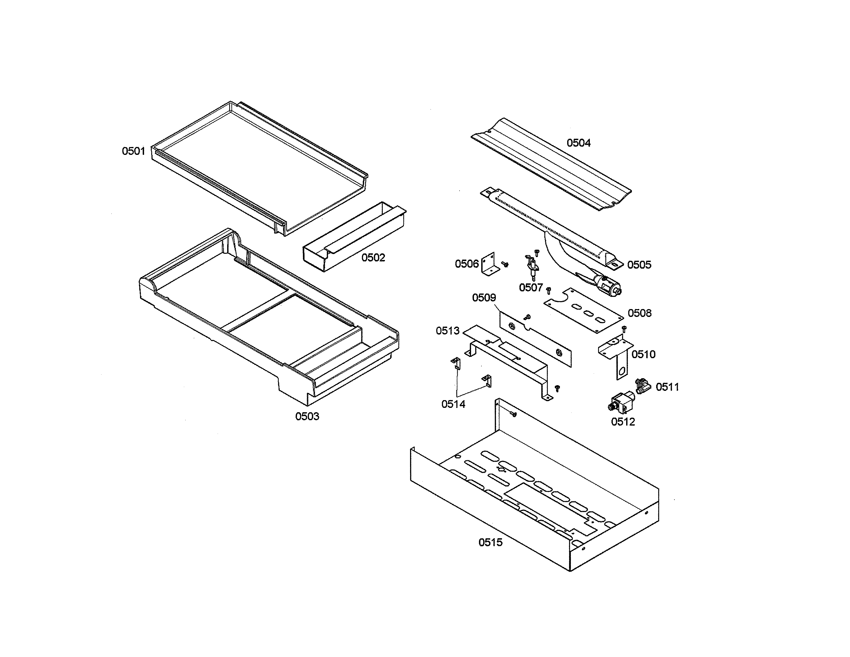 GRIDDLE PLATE/HEAT SHIELD