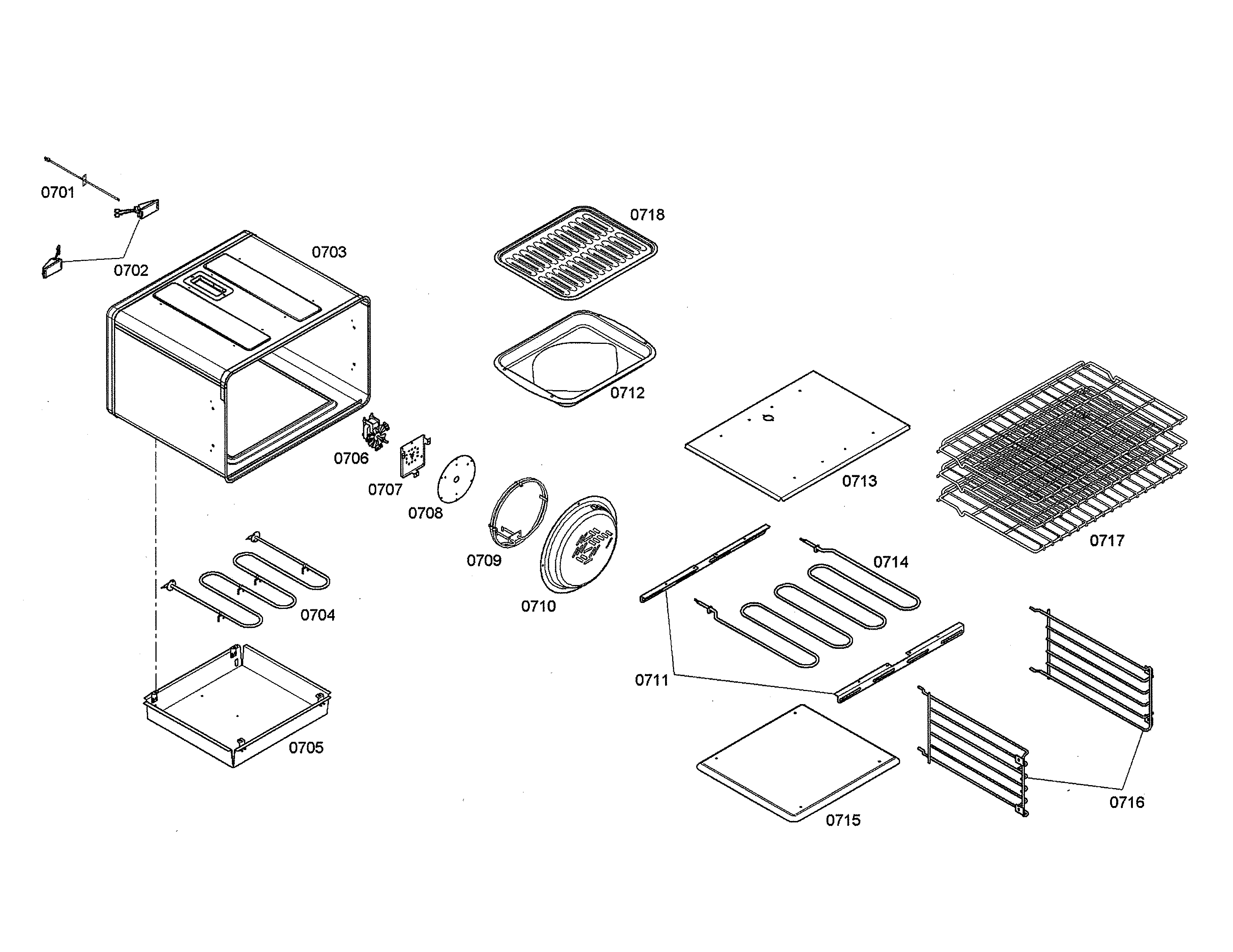 HEAT ELEMENTS/RACKS