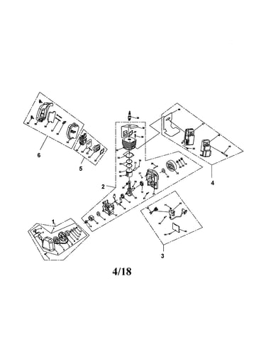 Starter/engine assembly