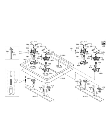 Heat shield/jet holder