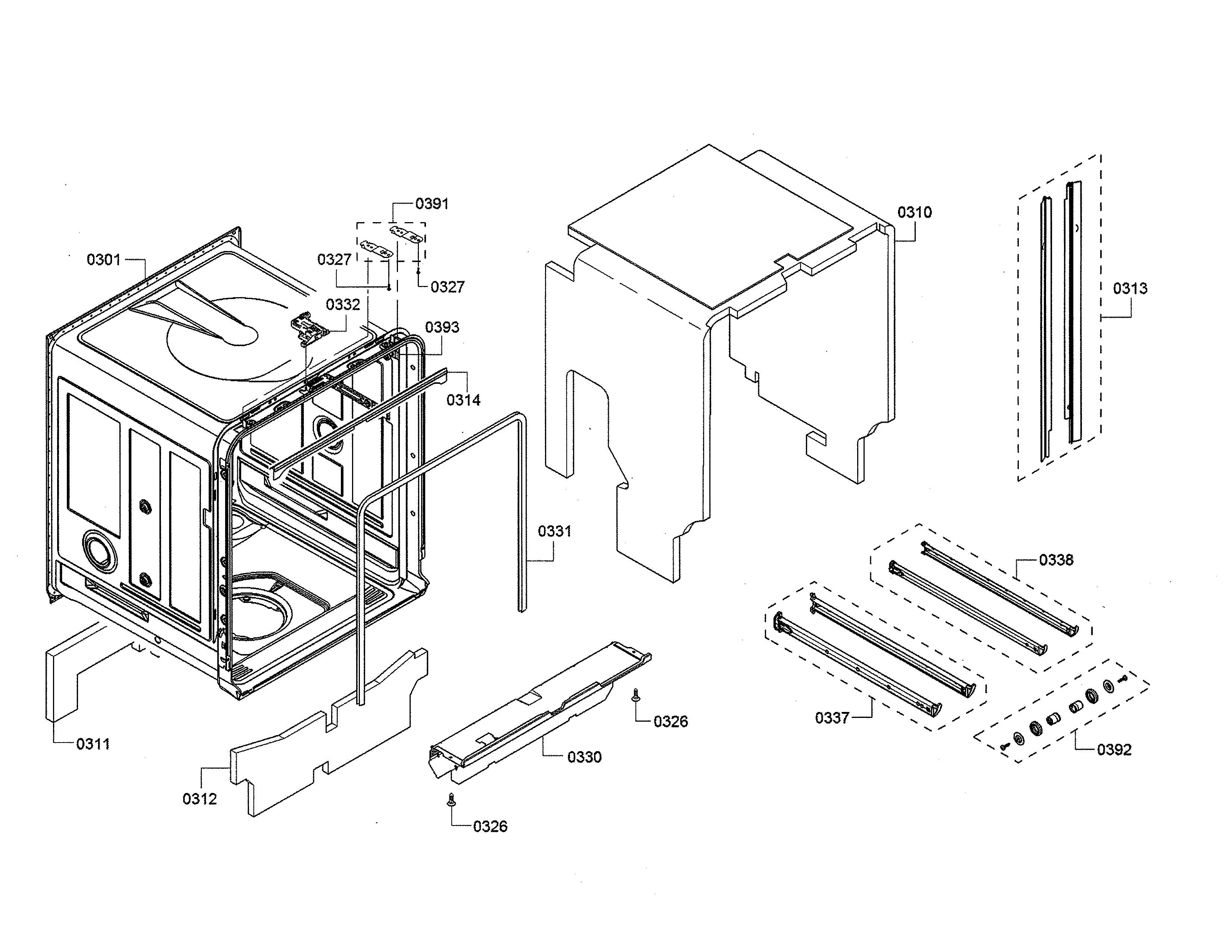 Tub/trim