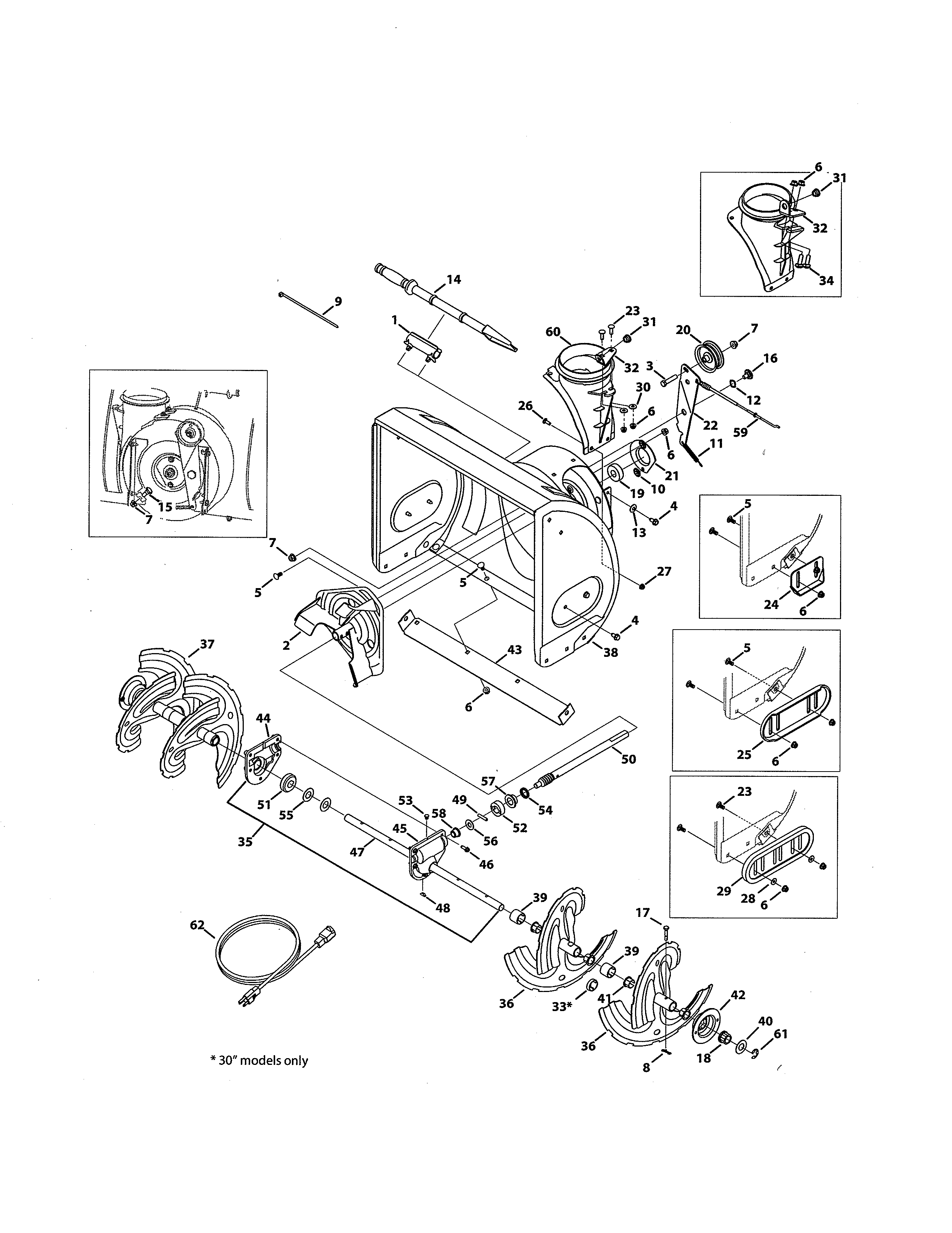 Auger & auger housing