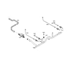 Thermador PDR364GDZS/05 gas line/manifold diagram