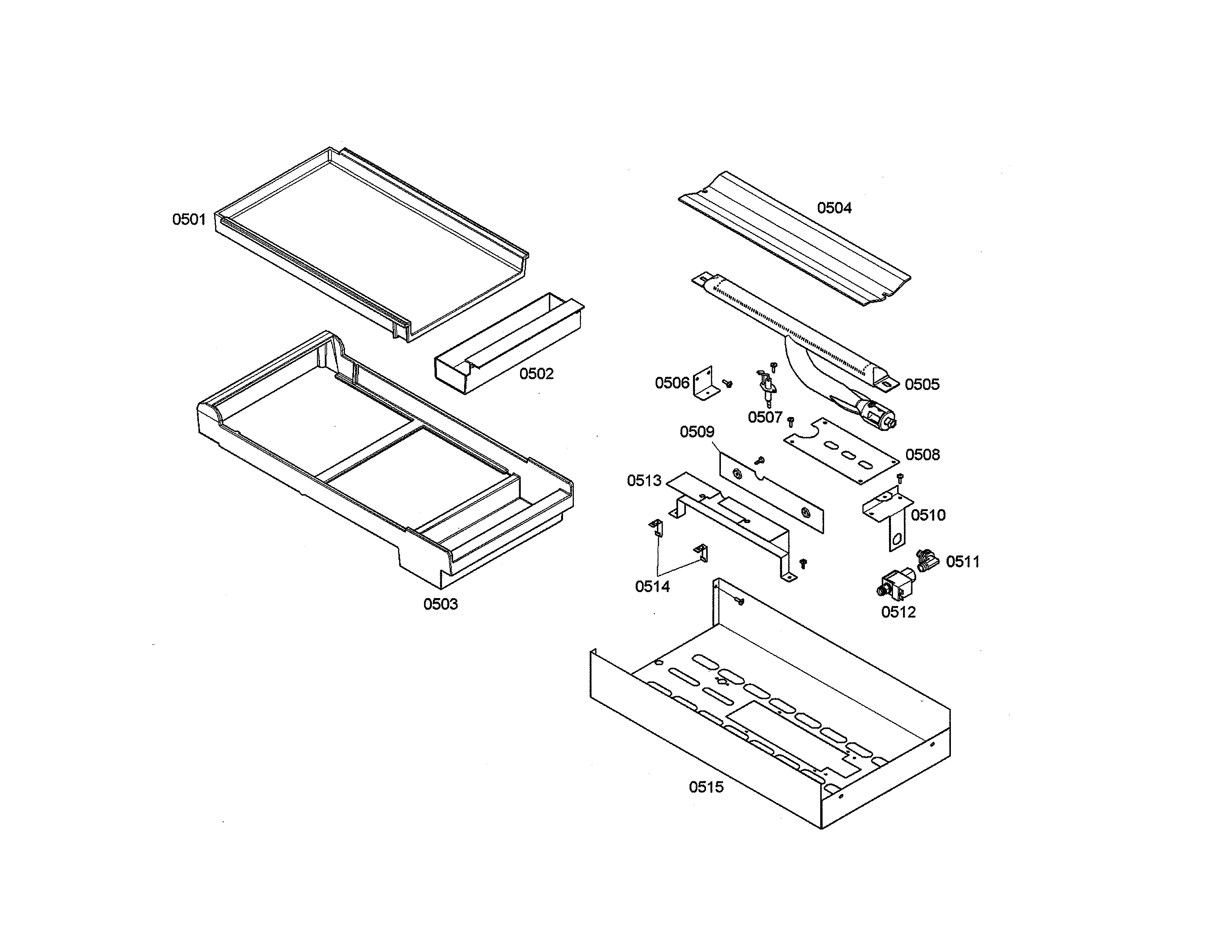 Griddle/heat shield