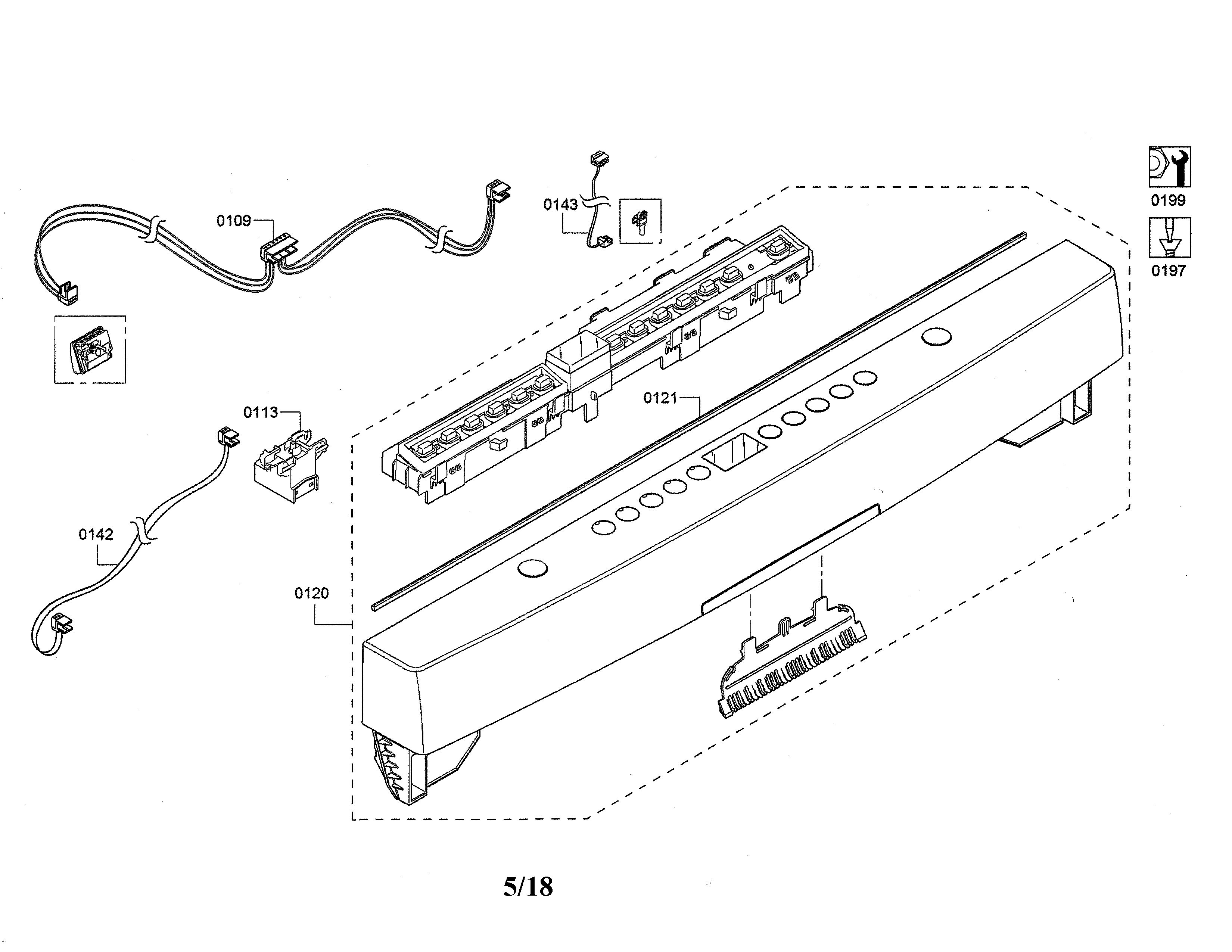 FACIA PANEL/MAIN SWITCH