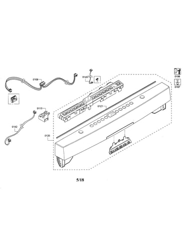 Facia panel/main switch