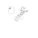 Samsung WF45N5300AV/US-00 drawer parts diagram