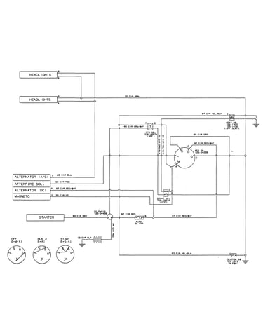 Wiring harness schematic - 725-04567g