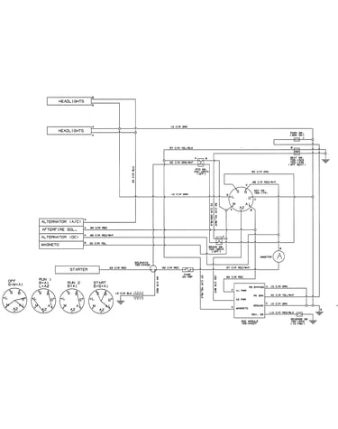 Wiring harness schematic - 725-04432g