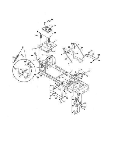 Frame & pto lift