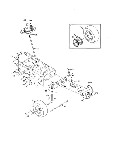 Front end steering