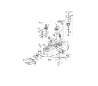 Troybilt 13WM77KS011 42" deck diagram