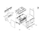 Thermador PRD48JDSGU/10 main parts diagram