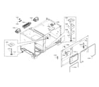 Thermador PRD48JDSGU/10 blower/receiver diagram