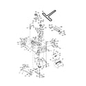 Husqvarna YTH1542XP-96013000101 mower deck diagram