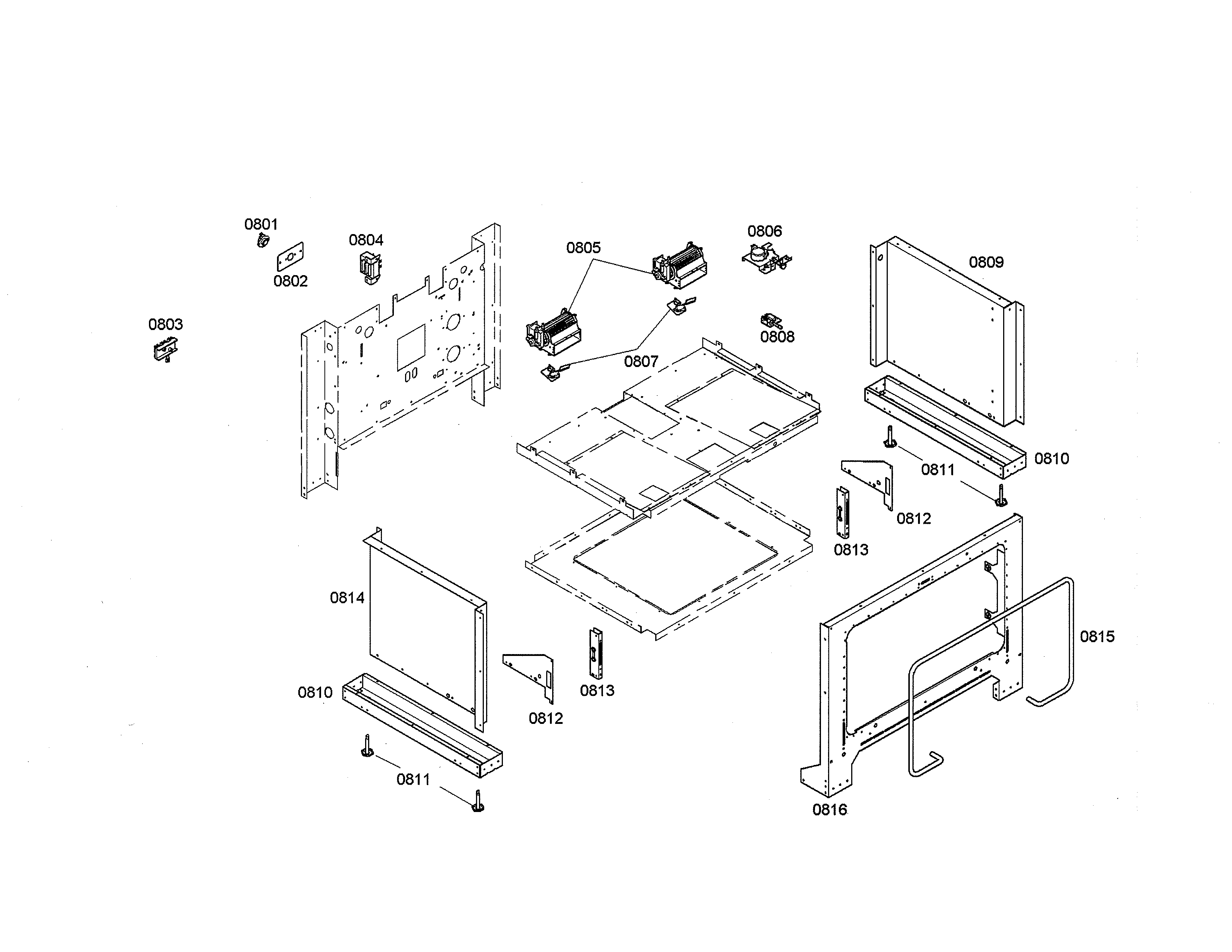 Side panels/cooling fan