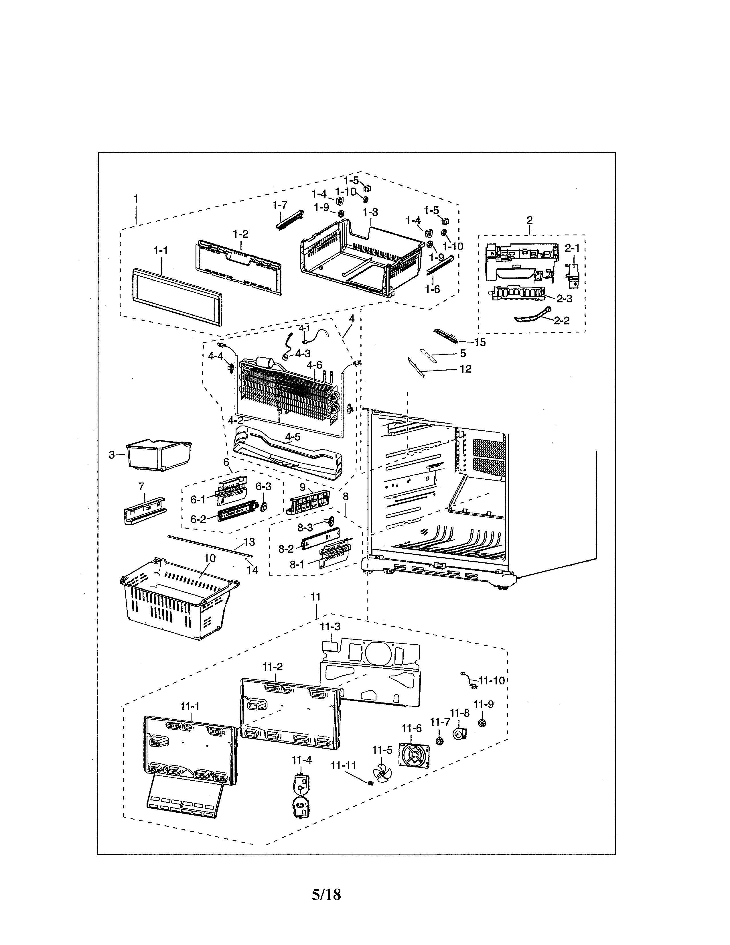 Freezer parts