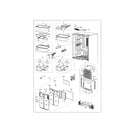 Samsung RF18HFENBSG/US-00 refrigerator parts diagram