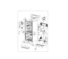 Samsung RF18HFENBSG/US-00 cabinet diagram