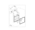 Samsung RF18HFENBSG/US-00 freezer door diagram