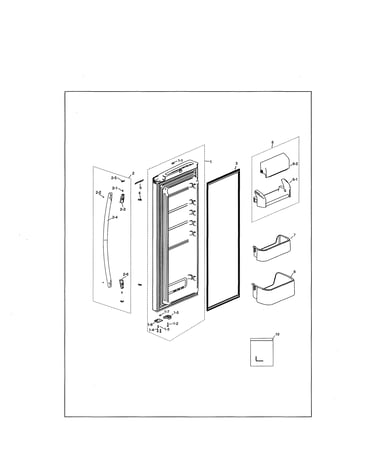 Right fridge door
